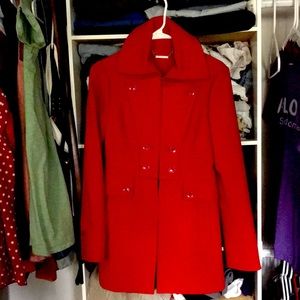 Red coat from White House Black market